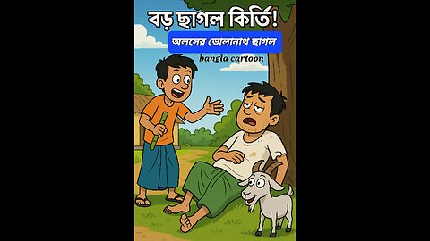 The Great Goat Caper! 🐐 | Funny Bengali Village Cartoon | Majnu, Patal & Bholanath Comedy
