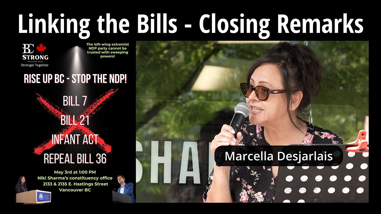 Marcella Desjarlais - Linking the Bills - Closing Remarks