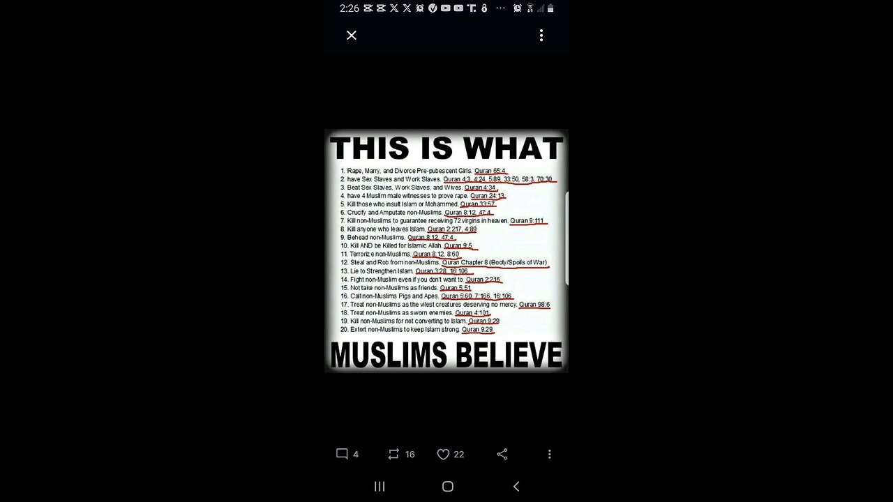 THE QURAN, WITH PAGE # 'S