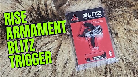 Rise Armament Blitz AR15 Trigger Installation and Review.