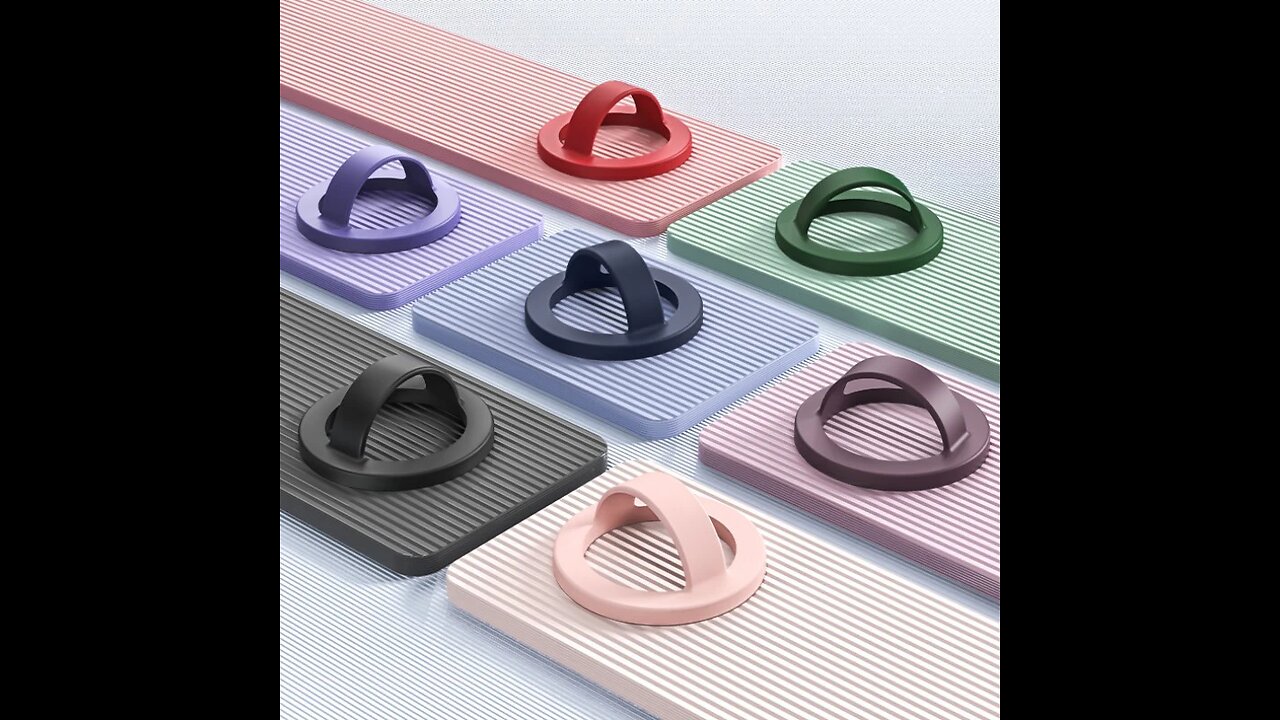 Silicone Phone Back Adhesive Magnetic Ring Stand