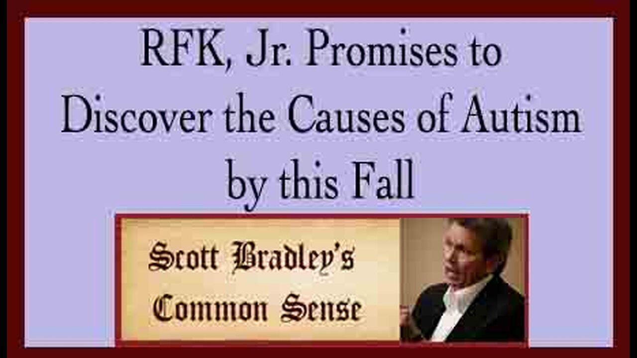 RFK, Jr. Promises to Discover the Causes of Autism by this Fall