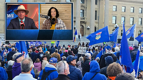 Alberta's largest ever independence rally draws thousands to legislature grounds