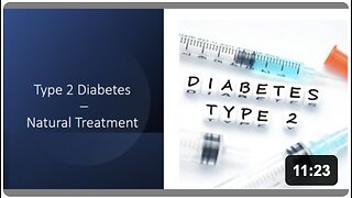 Type 2 Diabetes - Natural Treatment