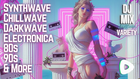 Friday Night Synthwave 80s 90s Electronica and more DJ MIX Livestream Architects of Sound Edition