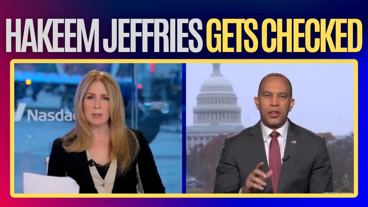 CNBC Hosts CHECKS Hakeem Jeffries
