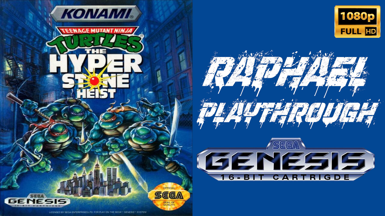 Teenage Mutant Ninja Turtles: The Hyperstone Heist - Sega Genesis - Full Playthrough