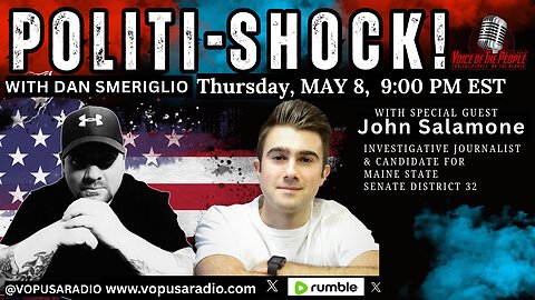 POLITISHOCK! "DEFEAT THE ENEMIES OF FREEDOM"! W/ Special Guest JOHN SALAMONE