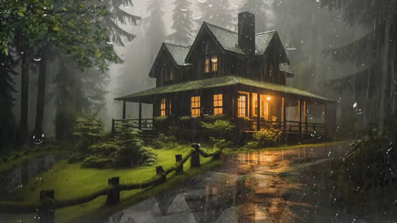 Heavy Rain and Thunder - Rain Sounds for sleep