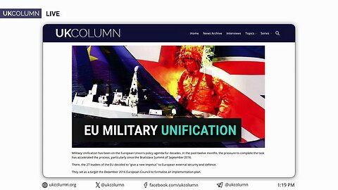 British Troops Now Set to Join EU Military Under New Pact - UK Column News