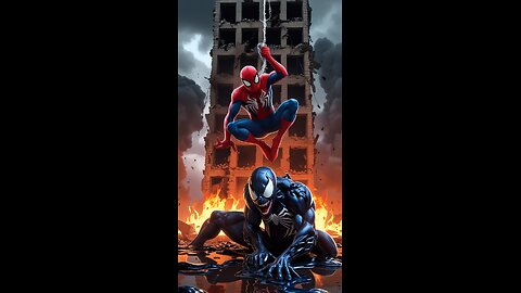 Spider man vs venom intense fight