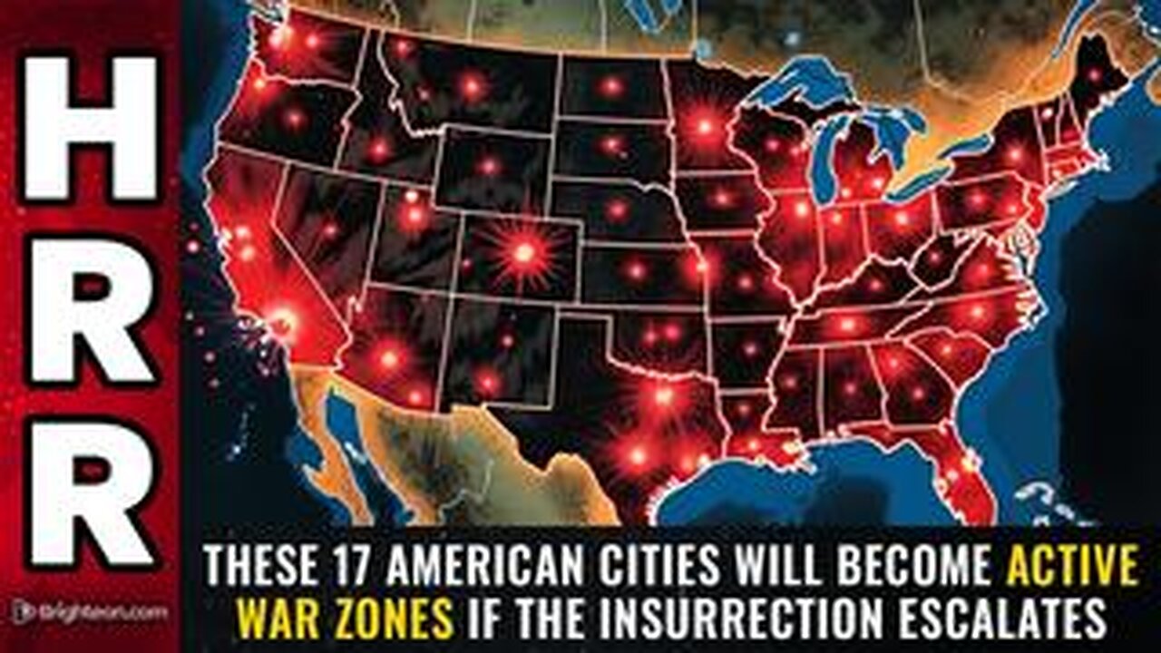 These 17 American cities will become ACTIVE WAR ZONES if the insurrection escalates