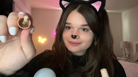 Cat Girl Does Your Halloween Makeup (ASMR Roleplay)