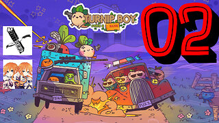 Let's Play Turnip Boy Robs a Bank [02] Struggling Against the First Boss