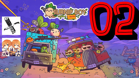 Let's Play Turnip Boy Robs a Bank [02] Struggling Against the First Boss