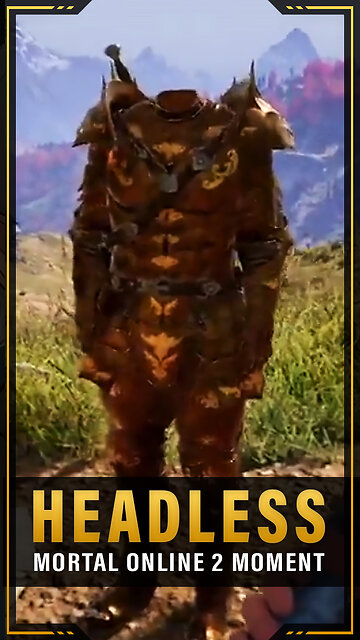 The Golden Headless Warrior | Mortal Online 2 Moment
