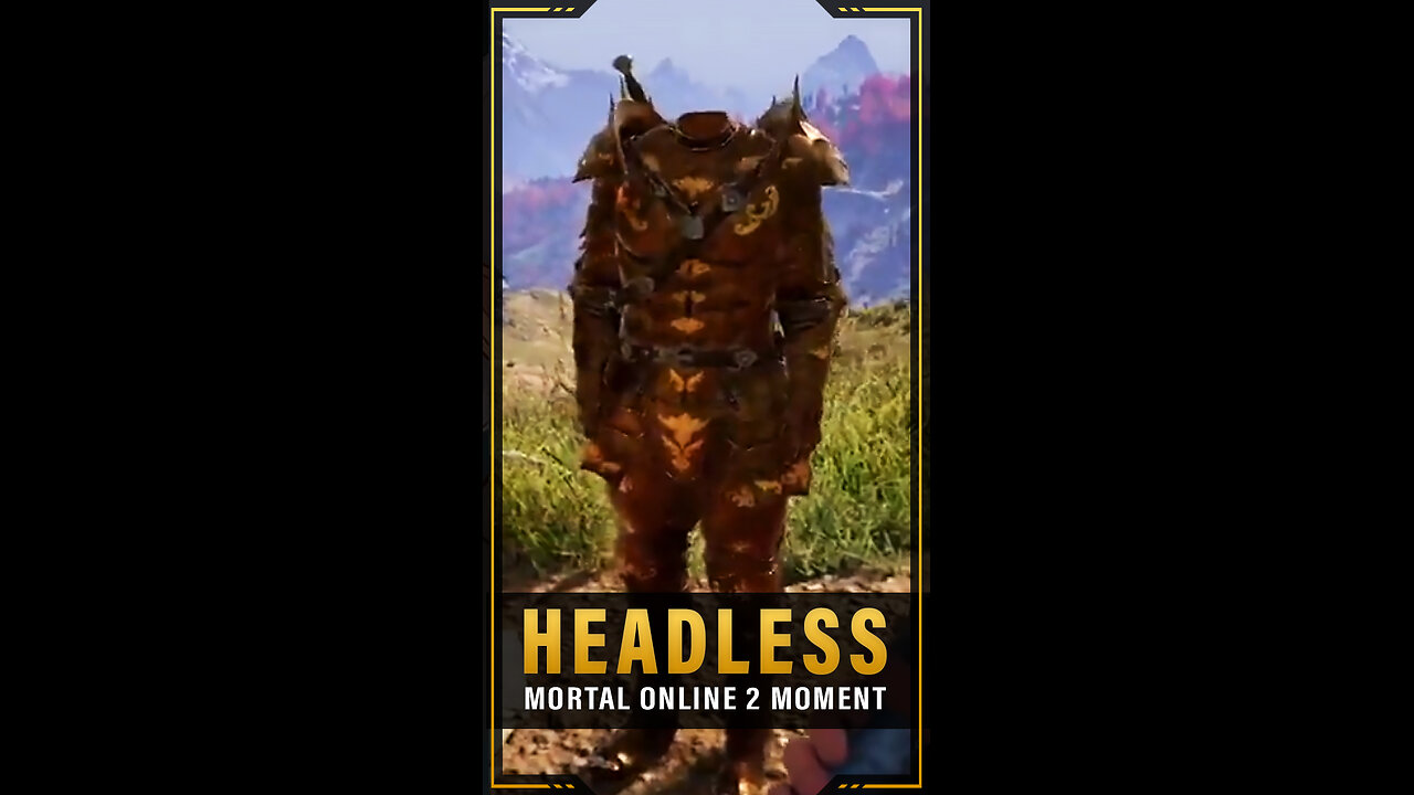 The Golden Headless Warrior | Mortal Online 2 Moment