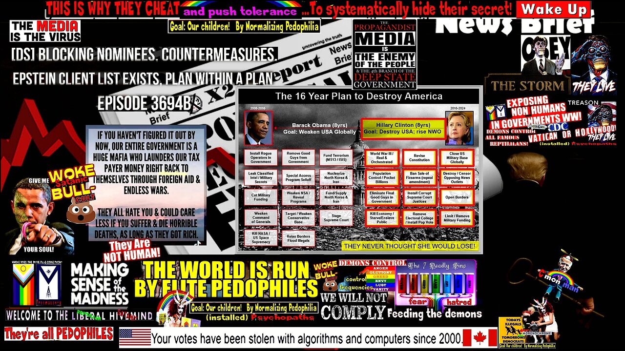 Ep. 3694b - [DS] Blocking Nominees, Countermeasures, Epstein Client List Exists, Plan Within A Plan