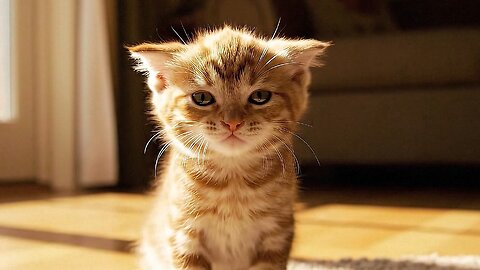 Tiny Kitten’s Explosive Sneeze – Viral AI Clip You Have to See!