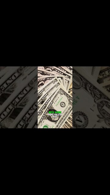 COSA SONE LE VALUTE FIAT 💸DOCUMENTARIO le valute fiat sono tutte le valute del mondo che non hanno un valore reale ma che vengono accettate dagli stati come mezzo di pagamento per le tasse il valore della moneta è creato dalla gente e non dalle banche