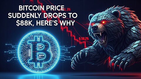 Bitcoin Price Suddenly Drops to $88K Here's why