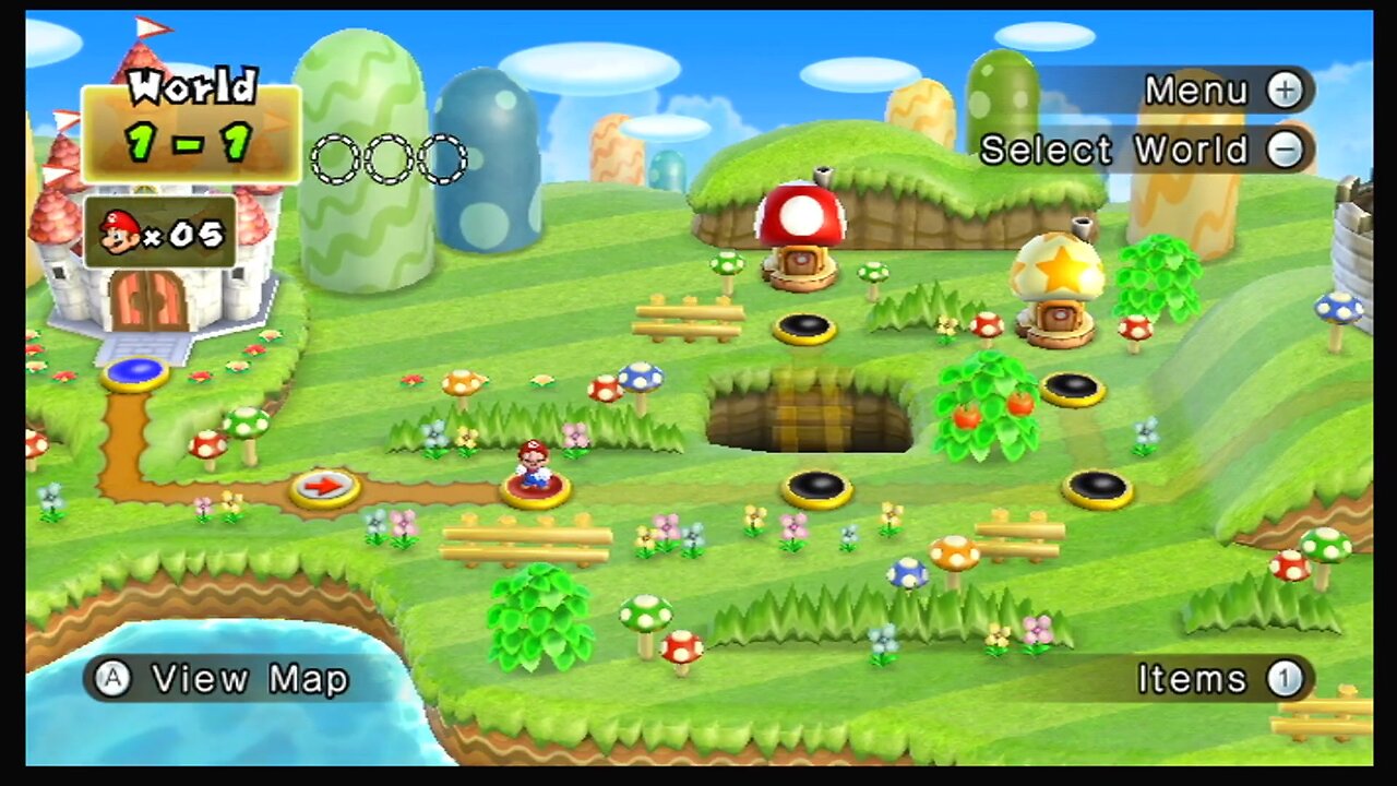 New Super Mario Bros. Wii (World 1)