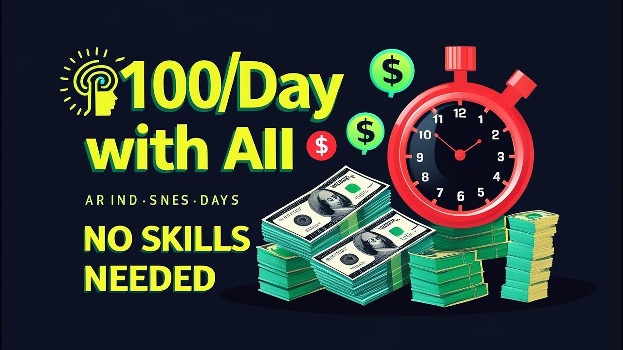 $100/Day with 3 AI Tools (No Experience Needed) — Passive Income System 2025
