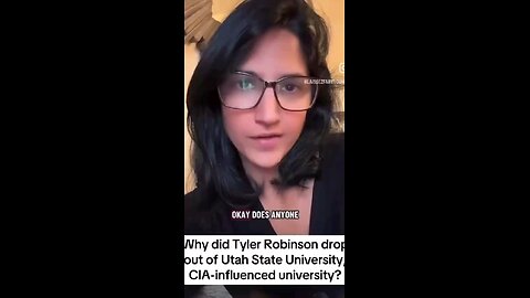 Tyler Robinson A CIA Asset ?