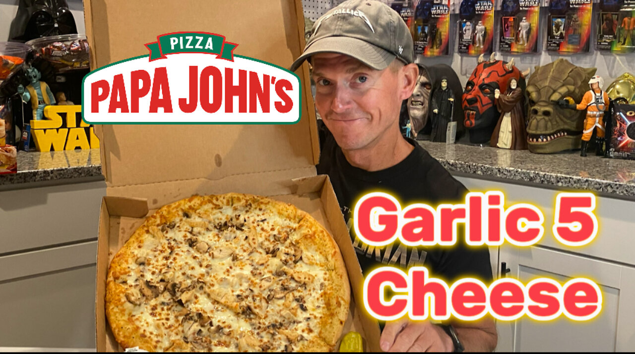 Papa Johns Garlic Five Cheese
