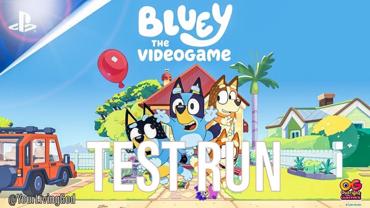 BLUEY THE VIDEOGAME ᕈS5 🎮 : TEST RUN