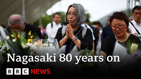 Ceremony held in Nagasaki to mark 80th anniversary of atomic bombing | BBC News