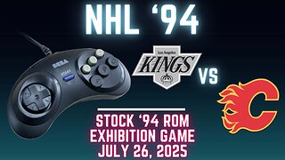 NHL '94: Kings (Len the Lengend) at Flames (Gambi) {Genesis} - Exhibition 159