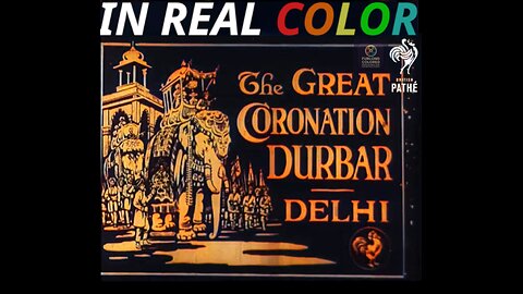 👑 George V — The Great Coronation Durbar, Delhi (1911) — In Real Color — 720p