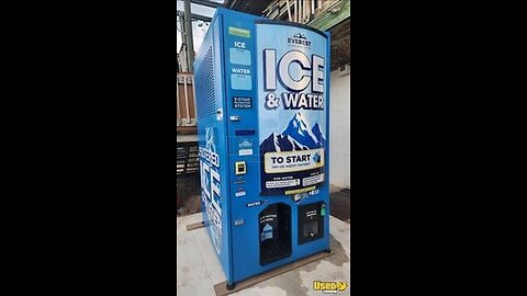 2023 Everest Ice VX4 Bagged Ice and Filtered Water Vending Machine For Sale in Florida!