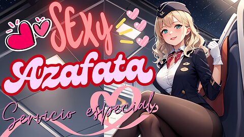 ASMR Roleplay ✈️ Sexy Azafata coquetea contigo durante tu vuelo 👠 Desconocidos a amantes