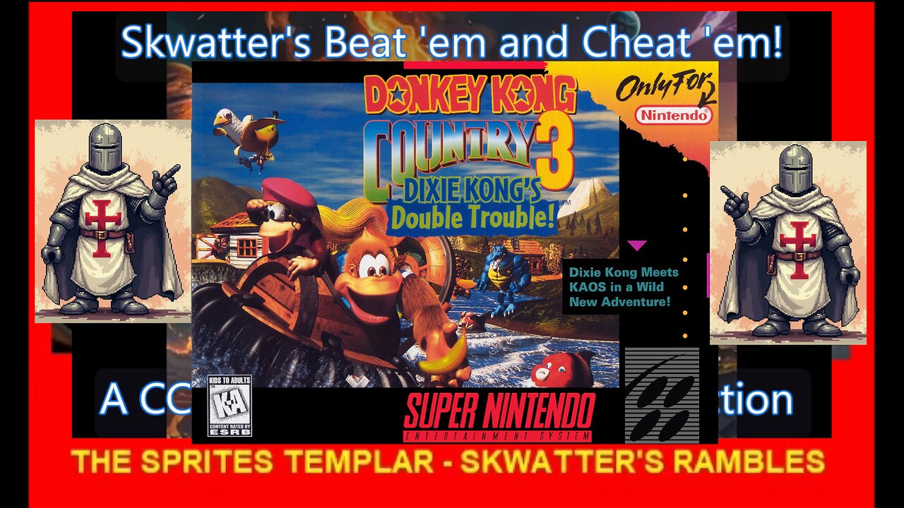 DONKEY KONG COUNTRY 3 - SNES - Skwatter's SKRAMBLES!