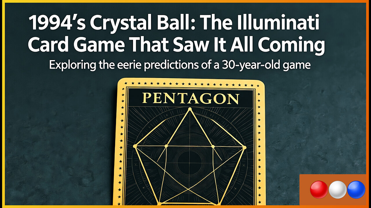 🧐 1994 Illuminati Game~Future Teller or Dark Satire❓️ #IlluminatiGame #Conspiracy2025 ~ 🇺🇸✔️