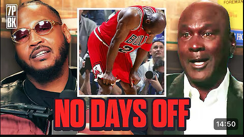 CARMELO ANTHONY reacts to Micheal Jordan saying that he doesn’t believe in load management
