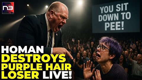 OMG! Tom Homan SNAPS on Basement Dweller – 'You SIT DOWN to PEE!' Crowd LOSES Their MINDS!