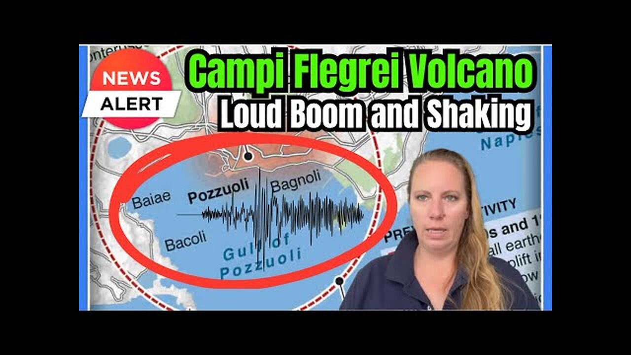 Earthquakes non stop PLUS accelerating Land Rise and Emissions - Campi Flegrei Volcano Rattles !