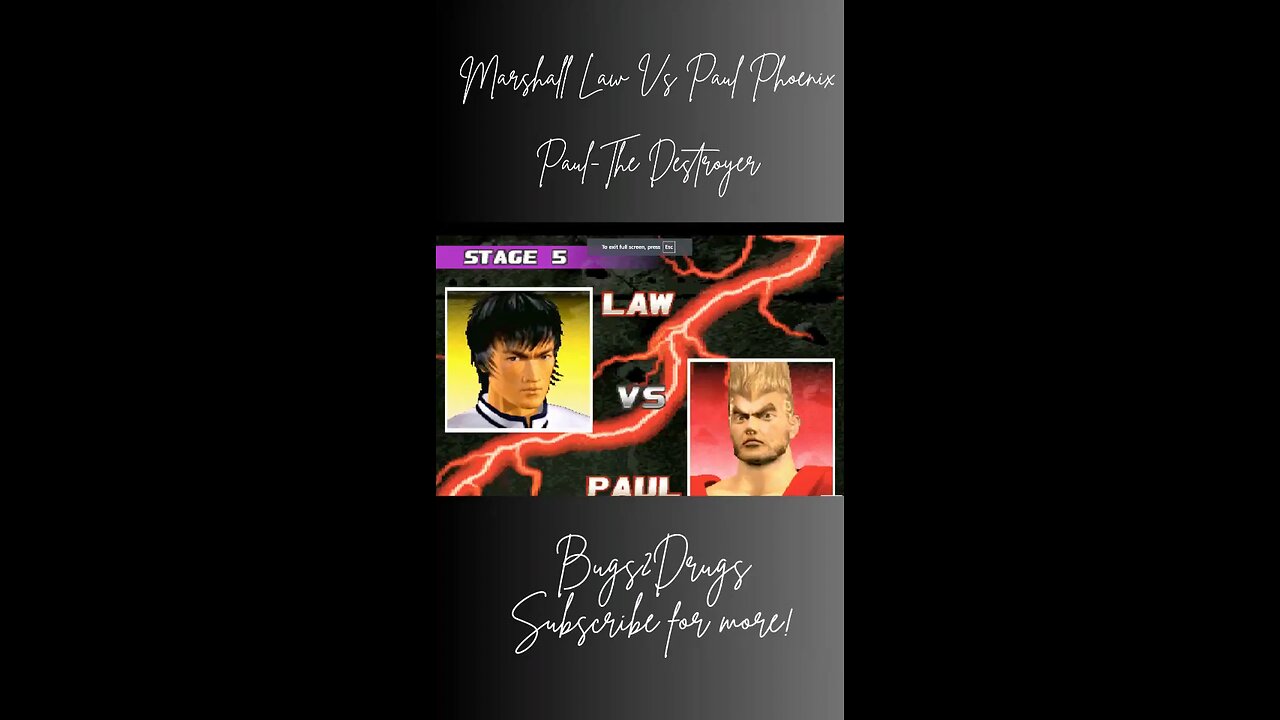 Paul Phoenix 💪 Destroyed Marshall Law #tekken #tekken3 #gaming #gameplay