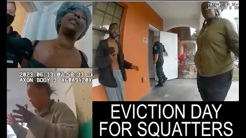 3 DIFFERENT CASES OF SQUATTERS FACING EVICTION & THE POLICE HAD TO GET INVOLVED