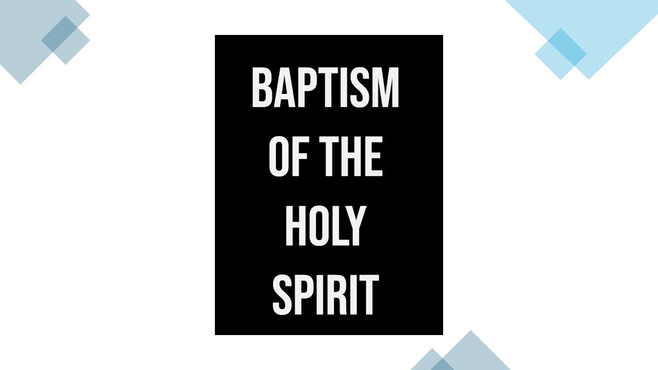 Baptism of the Holy Spirit