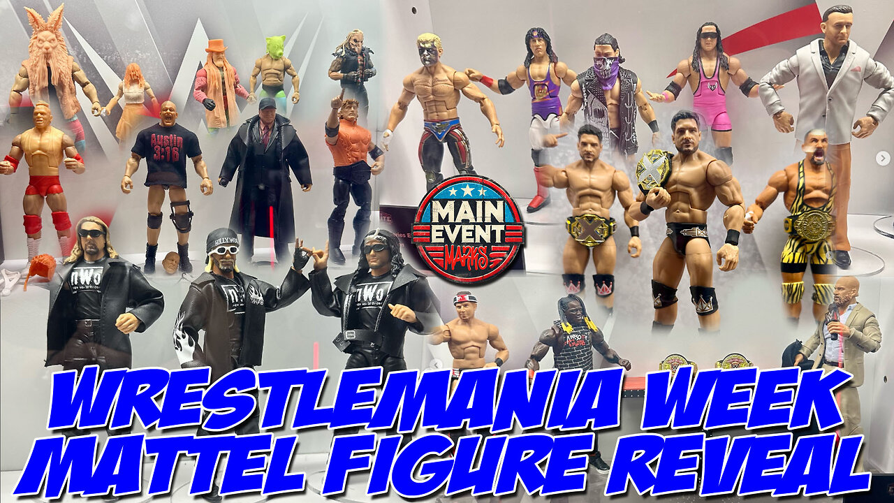 WrestleMania Week Mattel Figure Reveal