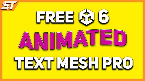 FREE ANIMATED TextMeshPro in Unity 6 (Tutorial 2025)