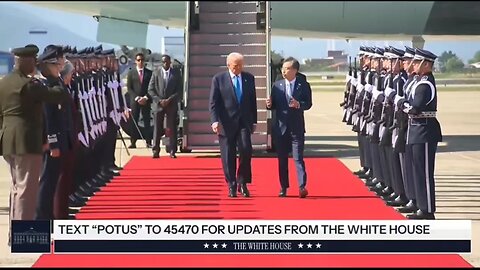 Trump Arrives In South Korea