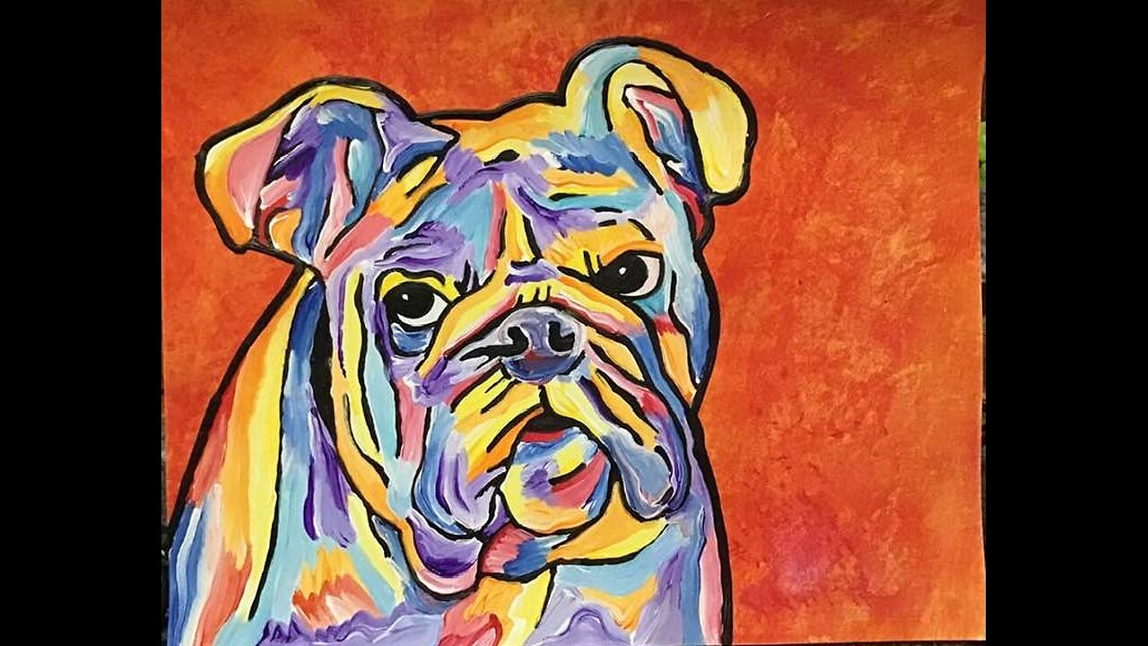 In the Studio: Tracing a Bulldog
