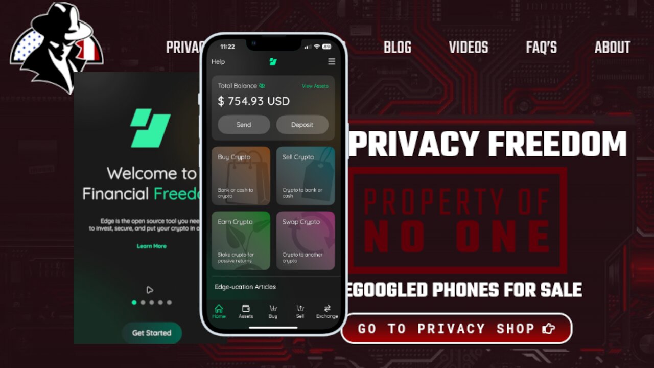 Edge Wallet Setup and Easy to Use Crypto ASAP- Get Privacy Freedom