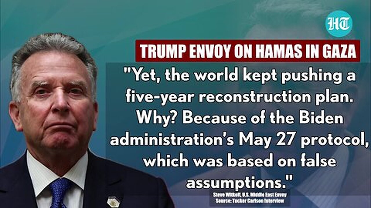 Netanyahu Left Red-Faced by Trump Envoy's Hamas Remark_ Steve Witkoff Calls for Dialogue with Gaza