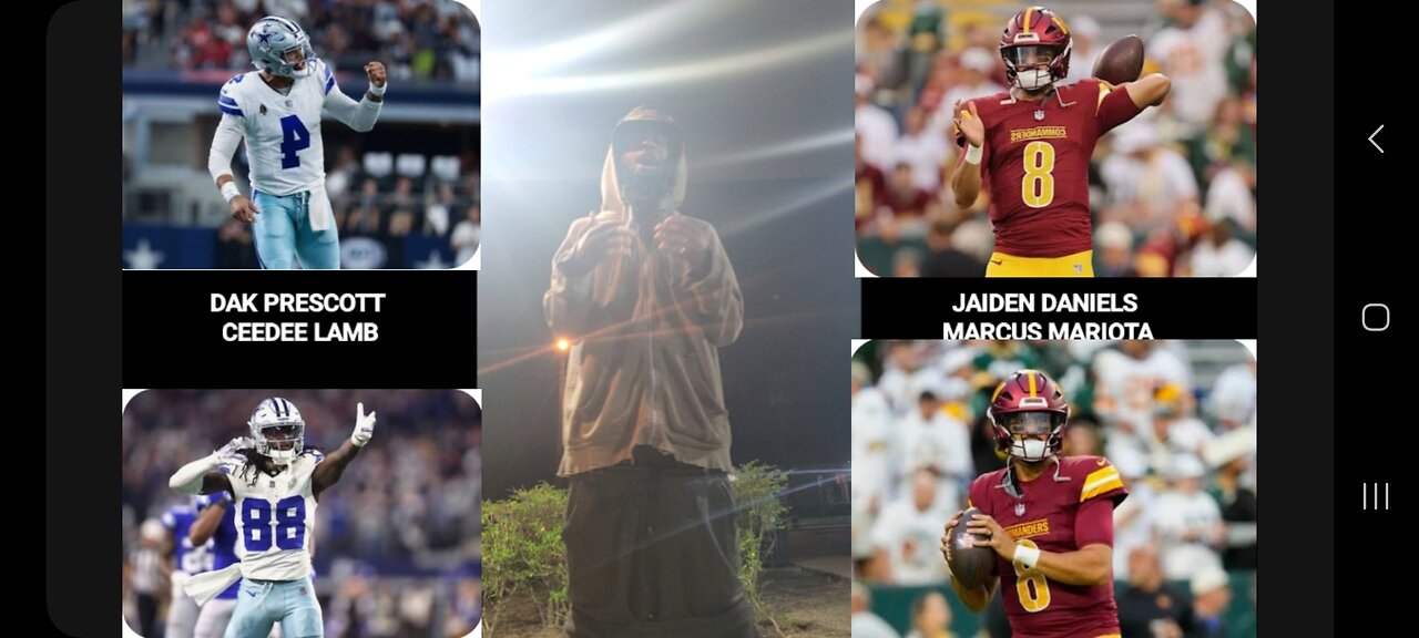 COMMANDERS VS COWBOYS HEATIN THILLER FO EM BOYS WIT DA RETURN UP CEEDEE LAMB WRS DUO OFF DA CHART💪🏾🔵